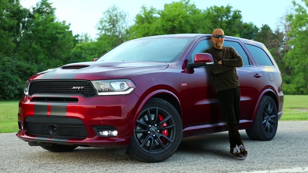 MrMorrone's tweet photo. Well, I couldn’t take it anymore. The silence, the lack of gas, no smells, no shaking or vibrations. So, I sold the #Teslamodel3 and got myself a BIGASS Dodge Durango SRT. 15 litres per 100 Kms. Ooooh yeah, baby! #Burntheplanet #Screwelectriccars #Aprilfools https://t.co/K6TCY4CyTR