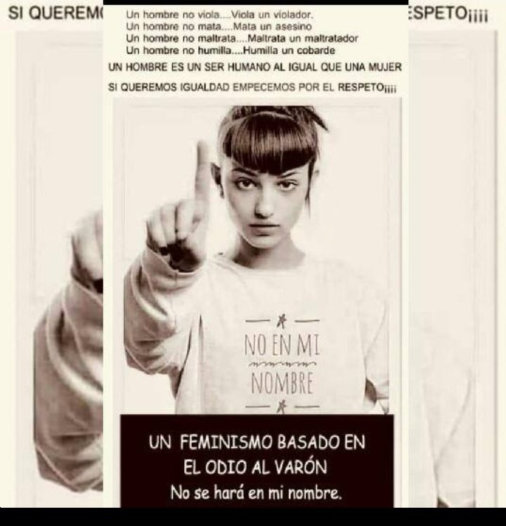 SinMordazahhh's tweet photo. @MatusOnTuits Ni #FEMINISMO, ni #MACHISMO ni #FEMINAZIS, ni #MACHOSPROGRE Equidad, respeto, igualdad y tolerancia. https://t.co/LATo1nPUZI