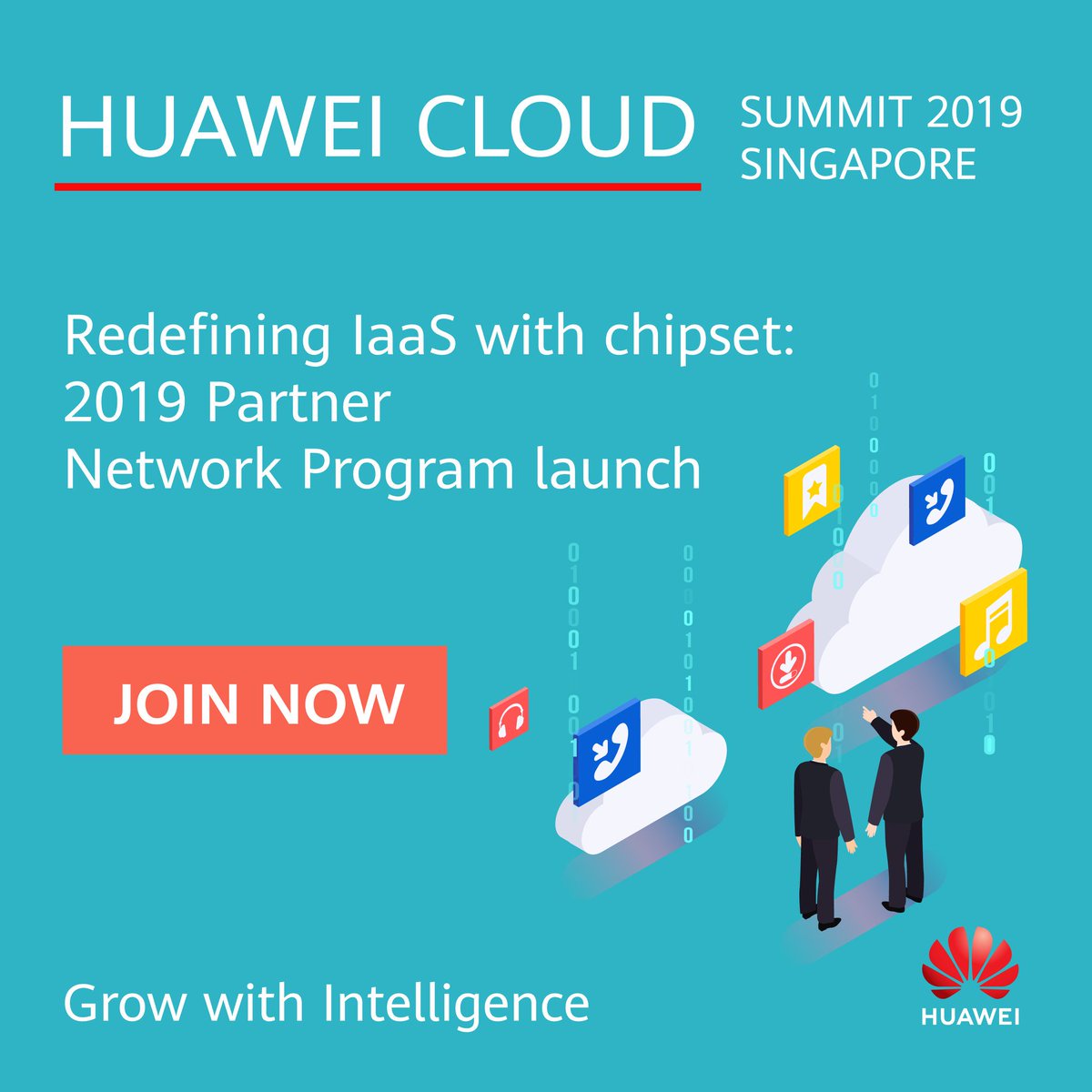 HuaweiAPAC's tweet photo. Limited seats are filling up fast! Get your ticket now: https://t.co/9nECZgOxWG

Join us in HUAWEI CLOUD Summit Singapore to learn more about our all-scenario AI portfolio.

#HUAWEICLOUD 
#GrowWithIntelligence #HuaweiCloudSummitSingapore2019 https://t.co/rL6X3NsVf8