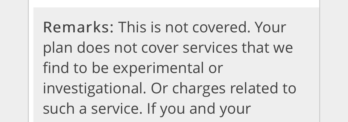 NickMashburn's tweet photo. The fact that a CGM (Continuous Glucose Monitor) is considered “experimental or investigational” by insurance companies is a prime example of a flawed, uninformed and outdated healthcare system. @dexcom @Aetna https://t.co/hqe3KnQrxK