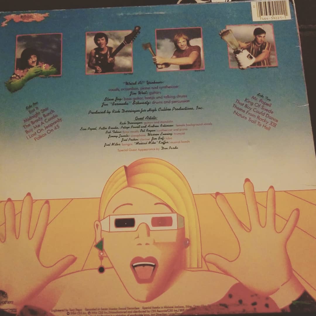 ChefDanP's tweet image. The year was 1984. and I was taken to #RECORDTOWN to pick out my first record. my choice: @weirdalyankovic #in3D so on that day at the tender age of 5 this man shaped all things to come. My fragile  little mind was never the same again! And for that I am forever grateful!