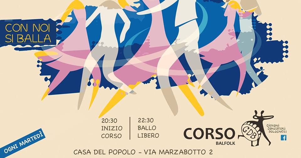 Corso di Danze Folk + ballo libero finale @ Casa del Popolo - Bologna - Martedì, Aprile 09, 2019 dlvr.it/R201Dr