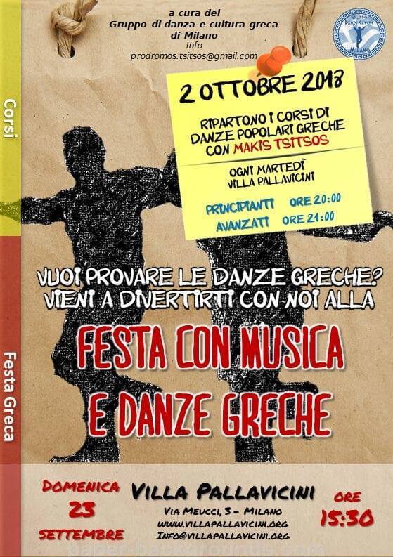 Corso di Danze Greche (principianti + avanzati) @ Villa Pallavicini - Milano - Martedì, Aprile 09, 2019 dlvr.it/R201Ds