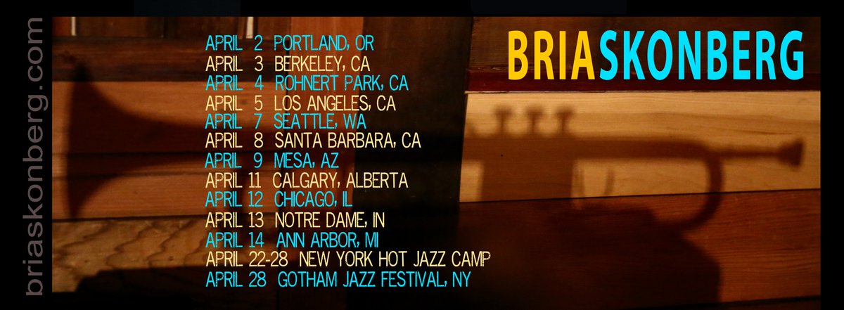 briaskonberg's tweet photo. Monterey Jazz Festival on Tour continues through April14! 
Musical Director: @christiansands1​ feat. @cecilesalvant Bria Skonberg​, @Jamison_Ross @melissaaldana #yasushinakamura @MontereyJazz #NYC #jazz #mjf60 #montereyjazz #mjfontour19 https://t.co/NZCQ19EGmb