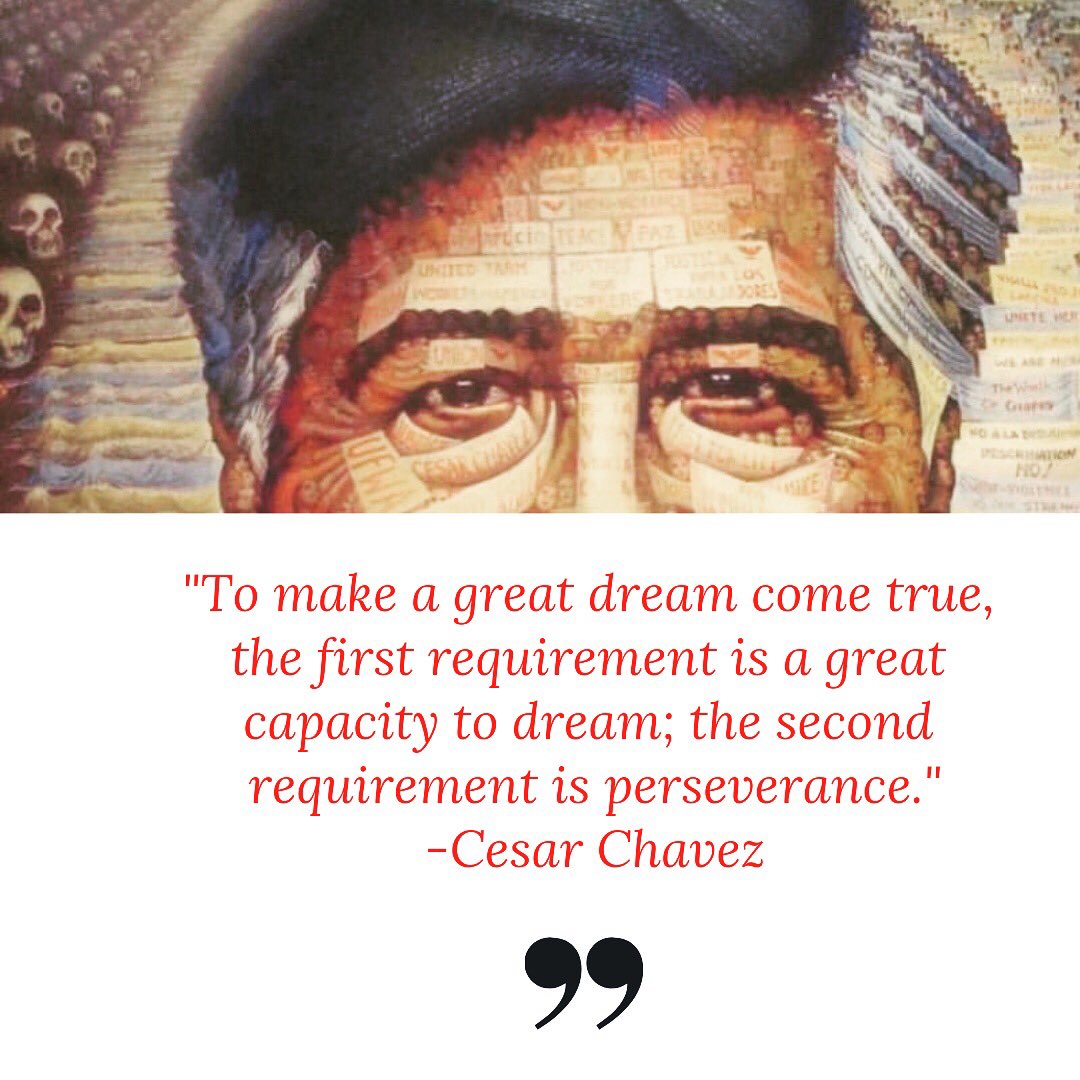 gtpinla's tweet photo. Dream and be resilient in the face of adversity.

#cesarchavez #hopeforabettertomorrow
#SiSePuede 
#humanrightsaregreaterthanprofits https://t.co/bc4w2CdKPj