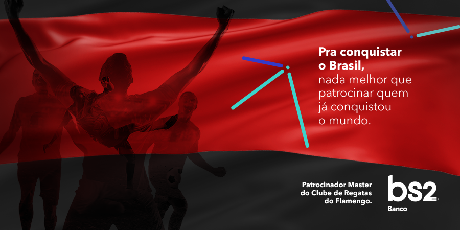 Flamengo's tweet photo. Agora é oficial, Nação! O @BS2Hub é o novo patrocinador master do Flamengo e já entra em campo nesta quarta-feira! Confira mais detalhes desta parceria:

https://t.co/DdEG7lDay9

#CRF #bs2 #bancobs2 #GolDePlacaBS2 https://t.co/W9t1gY5I0p