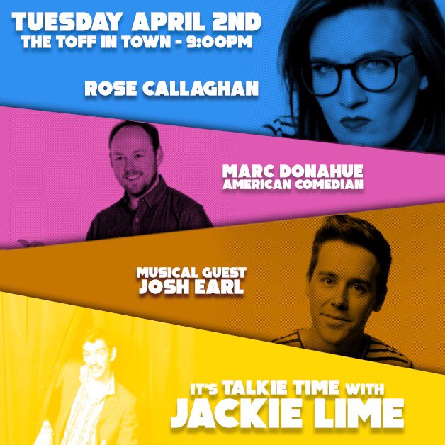 We’re back again at the <a href="/TheToffInTown/">The Toff In Town</a> tonight with a COMPLETELY DIFFERENT SHOW! 9pm! comedyfestival.com.au/2019/shows/it-… #MICF