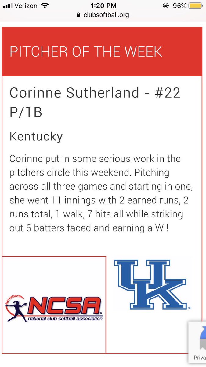 UK Club Softball tweet media