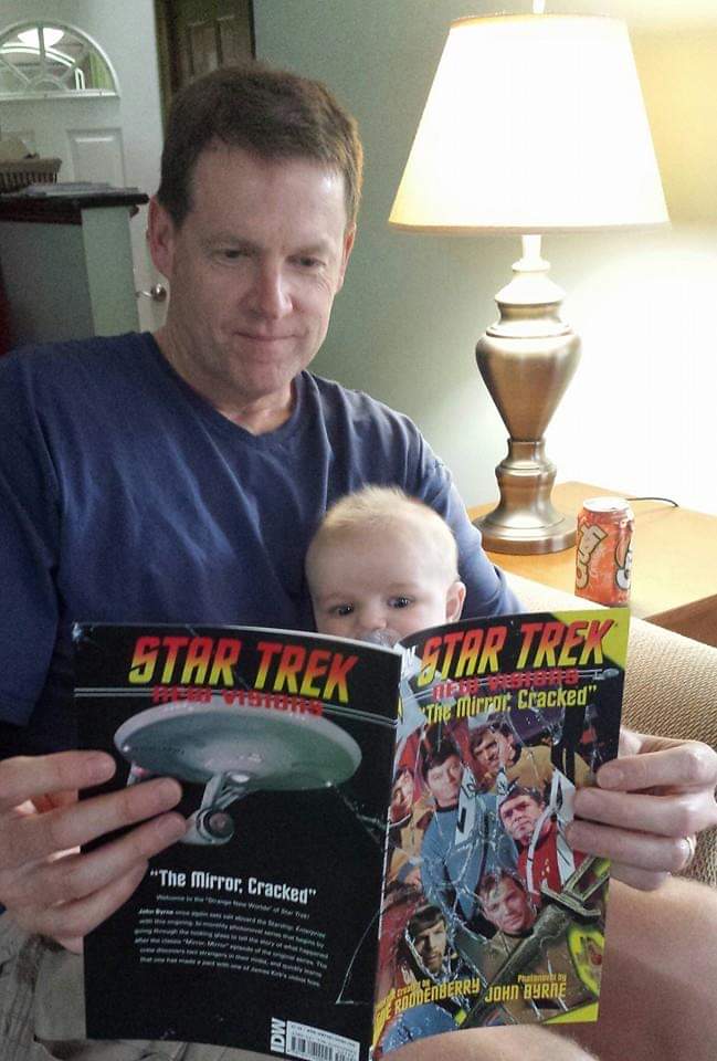 68rickcarter's tweet image. Doing my part for The Next Generation...
#StarTrek