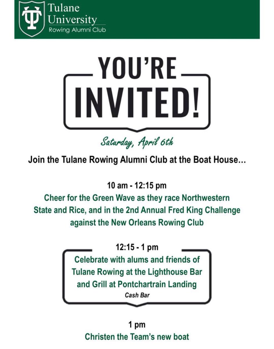 Tulane Rowing tweet media