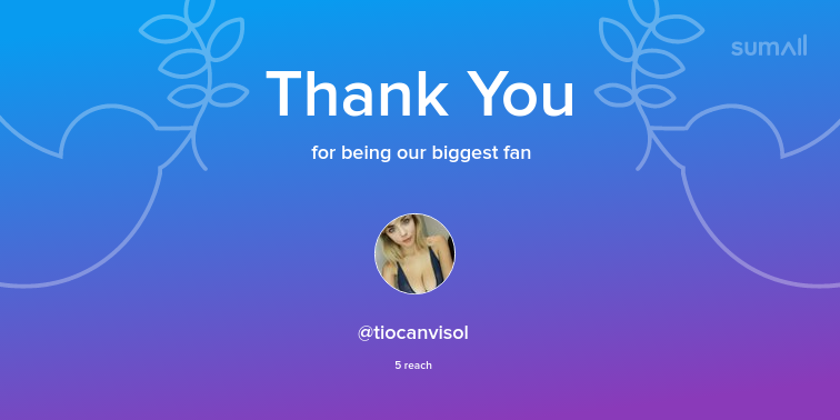 jasinthawidi's tweet photo. Our biggest fans this week: @tiocanvisol. Thank you! via https://t.co/Alvjekq48G https://t.co/sDsXAJBOdW