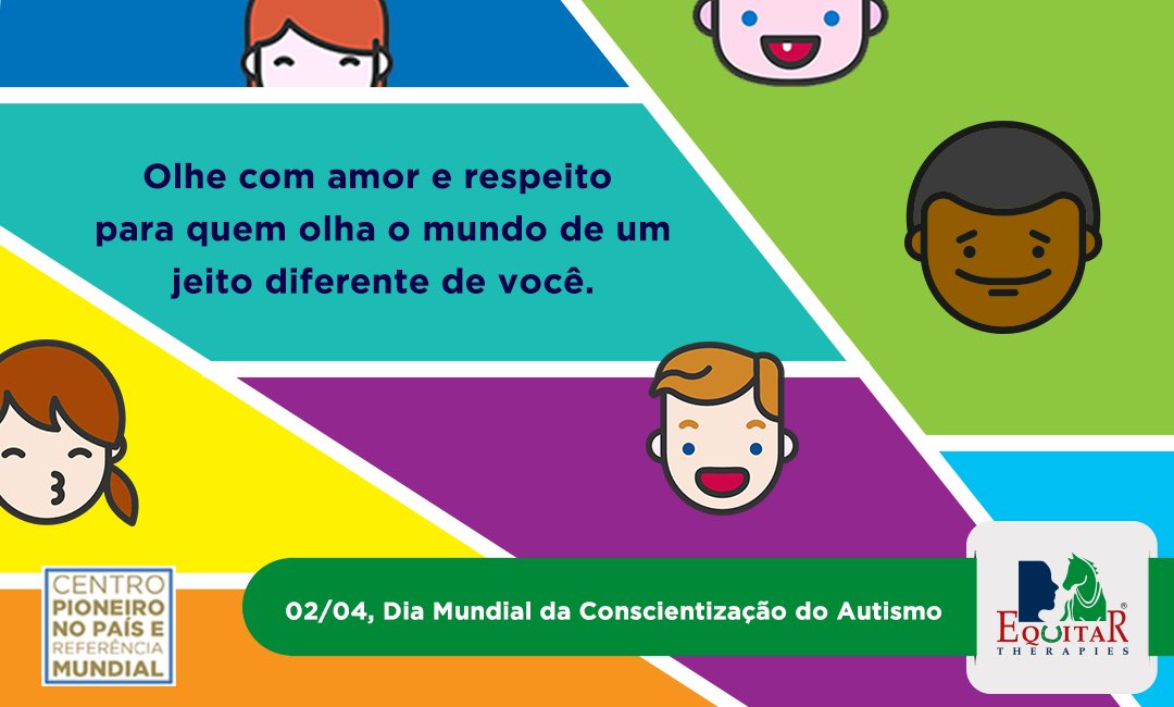 EquitarBr's tweet image. Hoje é o #DiaMundialAutismo Data que ajuda a promover maior conscientização sobre o tema.