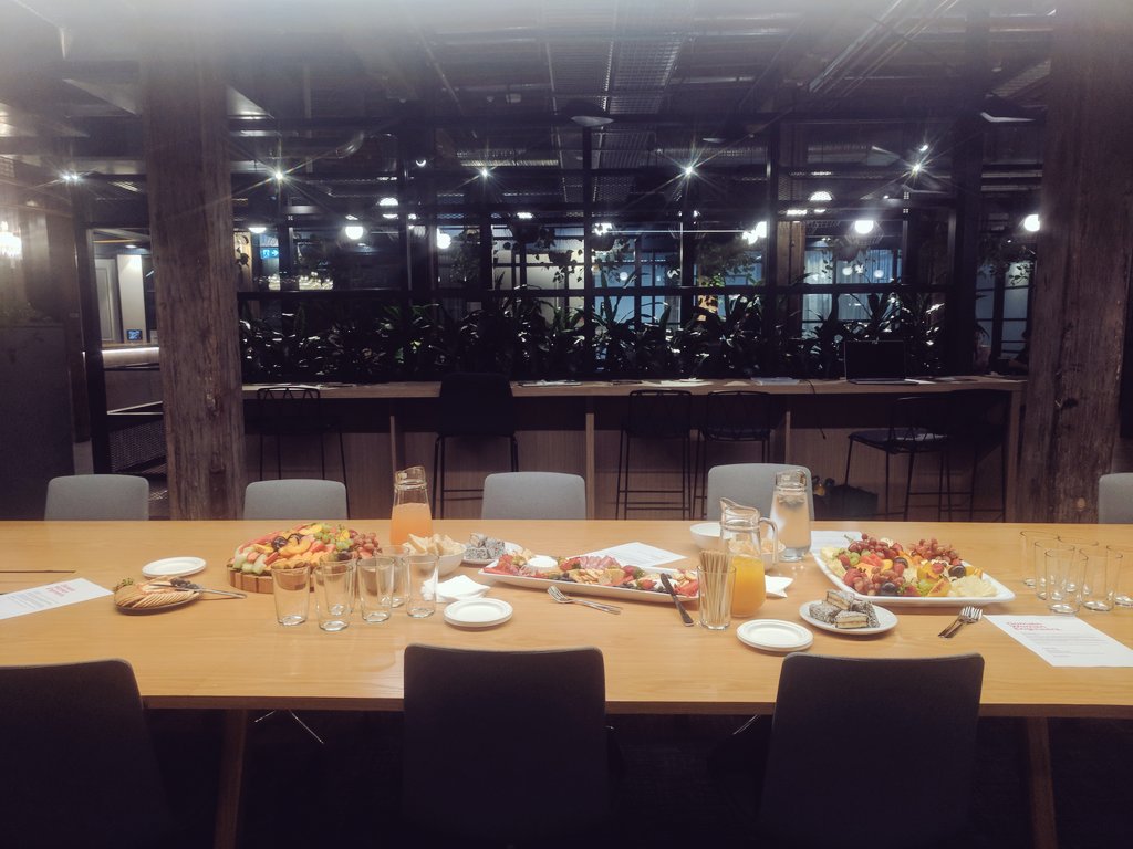 daisysmells's tweet photo. 🍉 lovely mornin tea w/ my 👩‍💻 fellow female engineers @DomainEng  amazing hearin people share a wealth of knowledge+stories 👑
big shout out @erincampbell @stvvenn + Lambert for helping us get this off the ground❤️
#WomenInSTEM #WomenInTech #womenempoweringwomen #devdevwomen https://t.co/xsNWMNuTcu