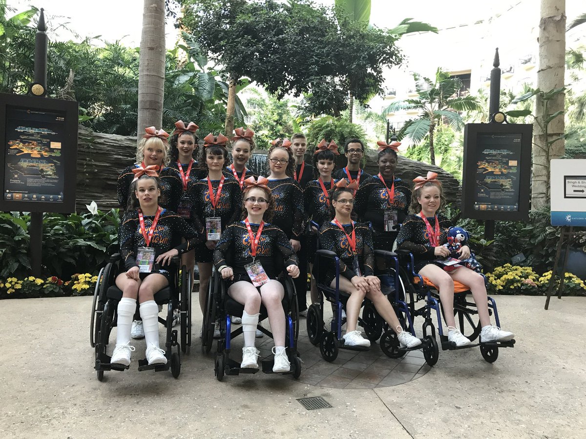 Cheer4AllBC's tweet photo. Because it’s #WorldsMonth here’s a pic of Eye of the Storm getting ready to roll out to the arena last year at Worlds. https://t.co/diAzBMFtAx