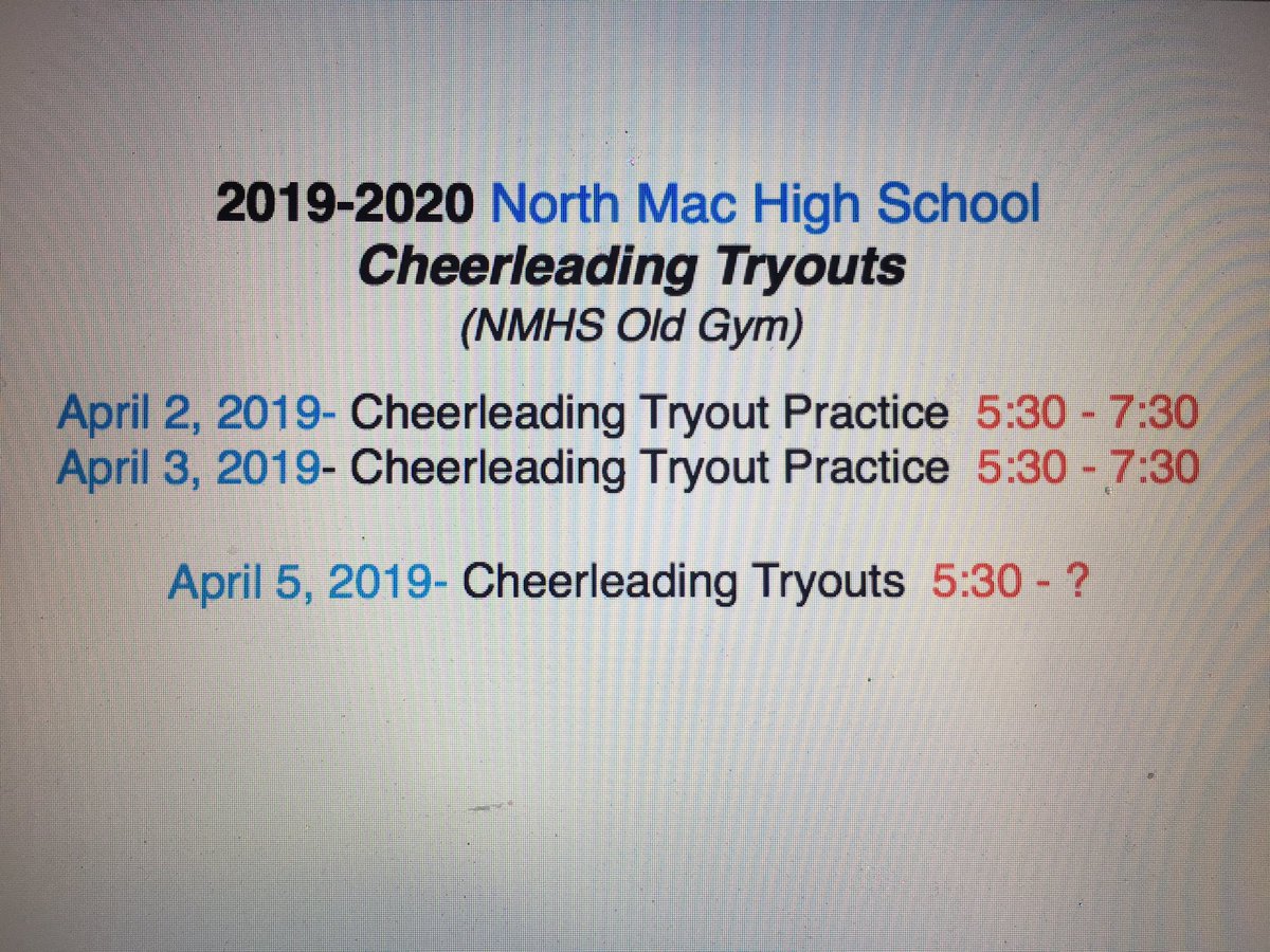 NMHS Cheerleading tweet media