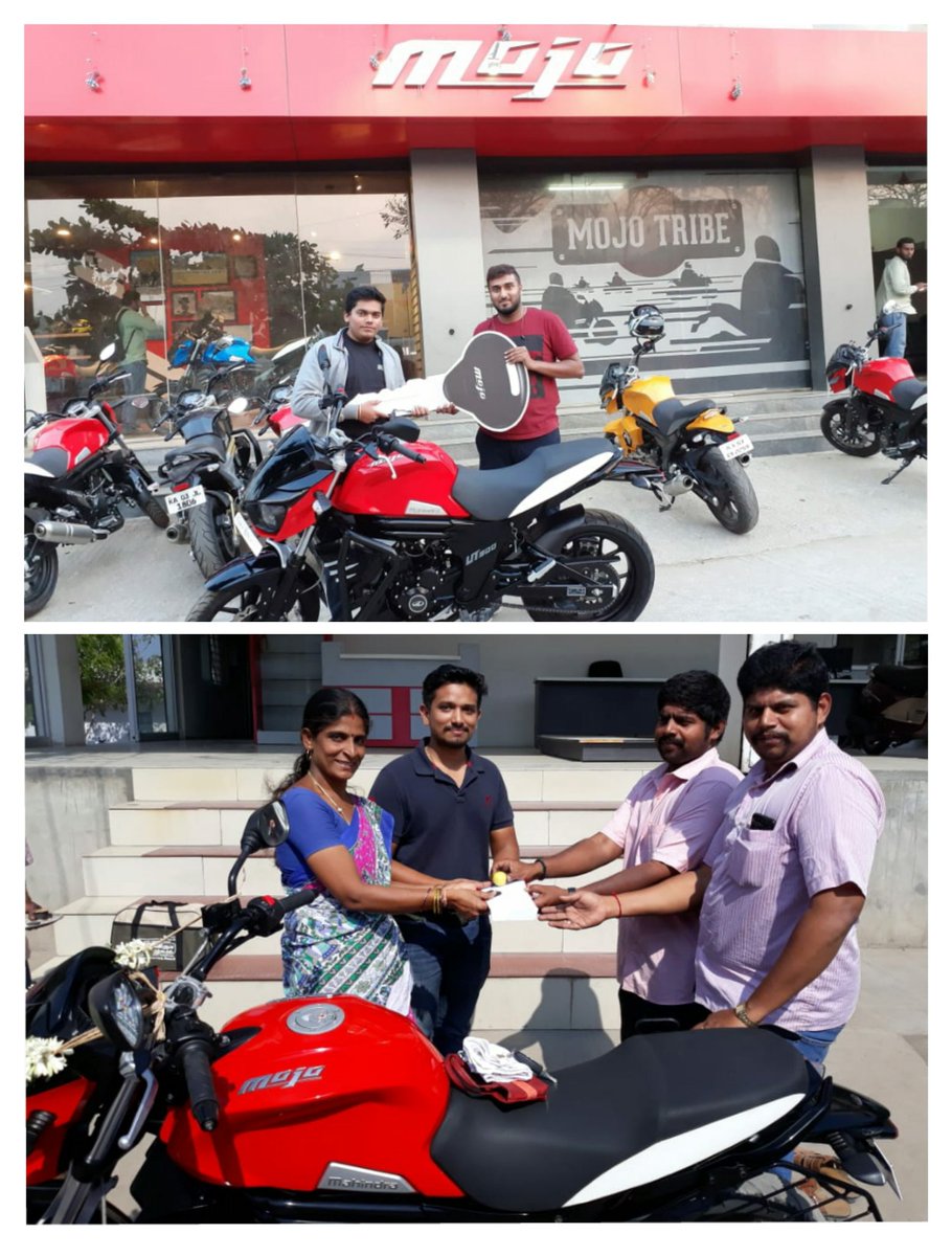 MahindraMojo_'s tweet photo. With every good experience is the promise for more! 
We received some #HappyMoments when people across the country got their key to ride #MOJO #UT300
Congratulations to each proud owner &amp; welcome to the wonderful world of #MojoTribe
#HappyFaces #MojoMotorcycle #Community https://t.co/zGU8JdTRyU