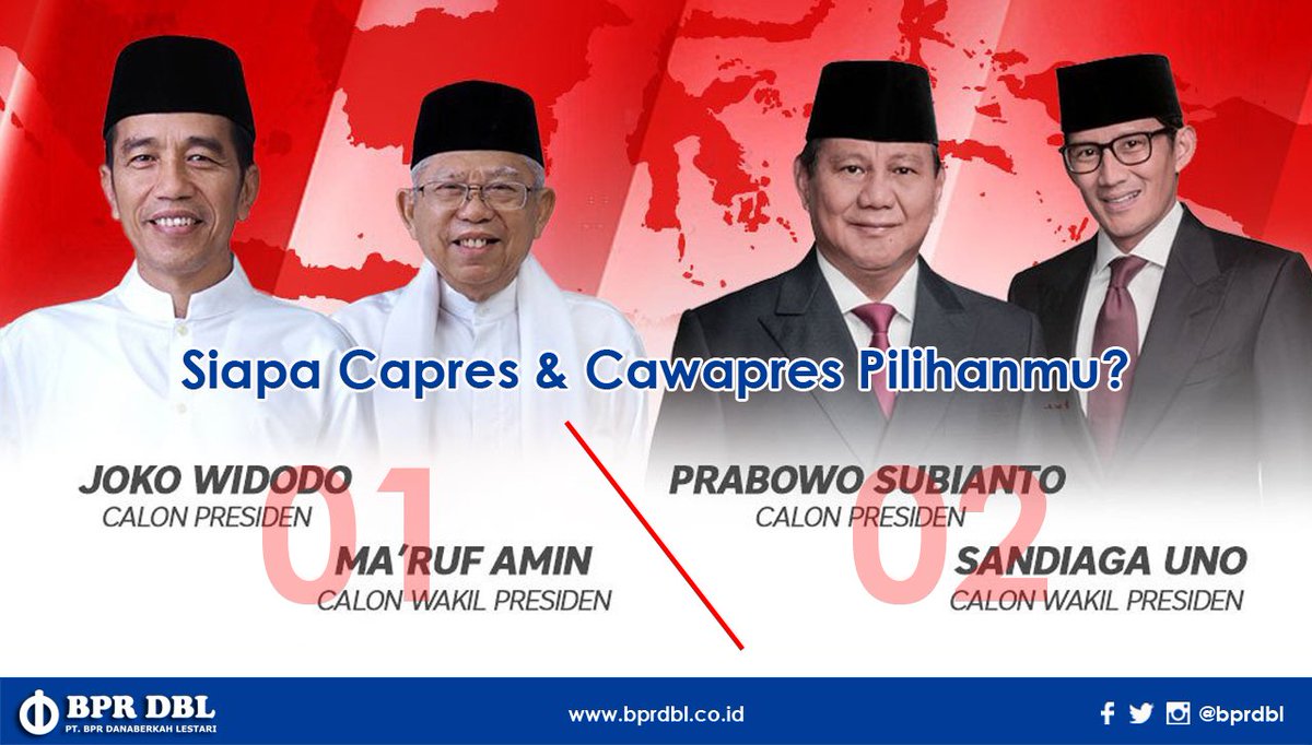 Sudah yakin dengan pilihan Anda?
Siapapun Presiden 2019 yang terpilih nanti, semoga bisa menjadi pemimpin yang adil, jujur, bijaksana dan selalu mementingkan rakyat Indonesia. Menjadikan seluruh rakyat makmur, tentram dan damai.
Ingat, 17 April 2019 mari gunakan hak pilih kita!