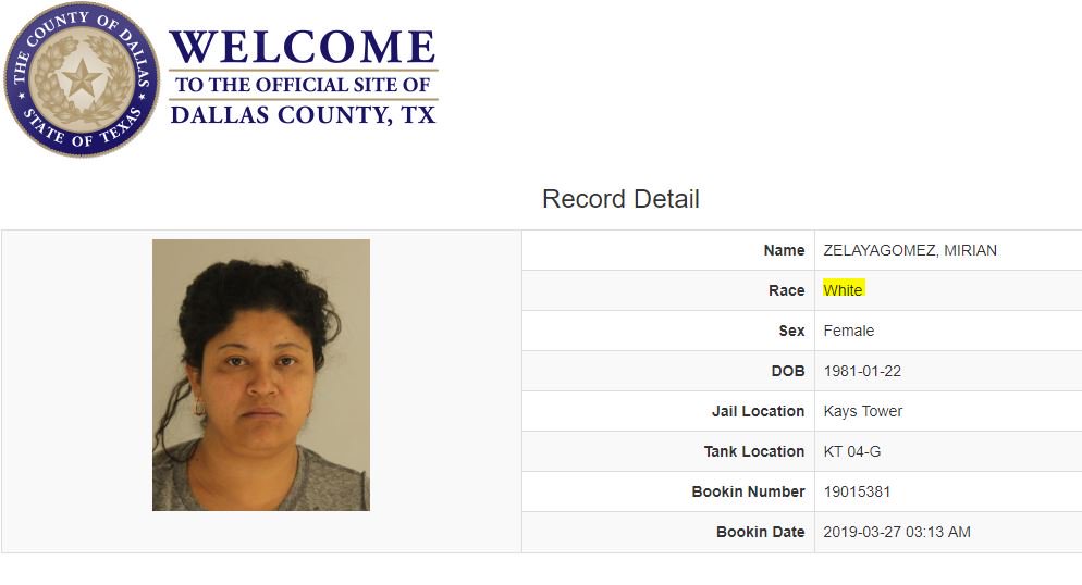 Mirian Zelaya:-Part of Honduras Caravan-Referred to beans @ Tijuana shelter as "pig food" got nickname  #LadyFrijoles-Strolled right into USA-She & illegal alien sister attacked lady who provided them shelter-Dallas County refers to both sisters as "white"H/T  @mamendoza480