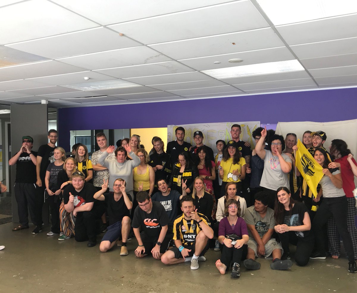 WgtnPhoenixFC's tweet photo. COMMUNITY | ๐ป We had the pleasure of visiting @spectrumcarenz Maranga last week to meet some of our amazing fans. Check out some of those retro #Nix kits! ๐
For more info on the charity that supports those with disabilities ๐ https://t.co/pUpItMGK6U
#NixInTheCommunity https://t.co/4jlIcIrWQA
