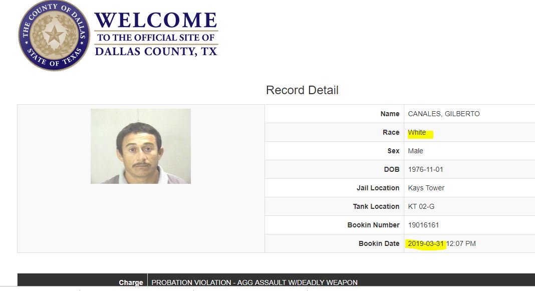 These images are arrests from yesterday.These Illegal aliens are committing crimes in America. In one day. In Dallas alone. How many victims are out there and why is Dallas County classifying illegal aliens as "white"?