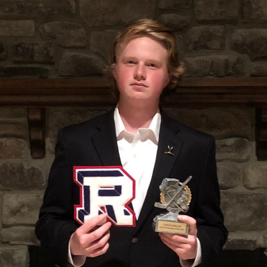 tmmvol's tweet photo. In addition to his varsity letter, Carson was named Rookie of the Year for his high school team. #playformitch #18foreverstrong #carsoninnet https://t.co/dj76MDRDdp