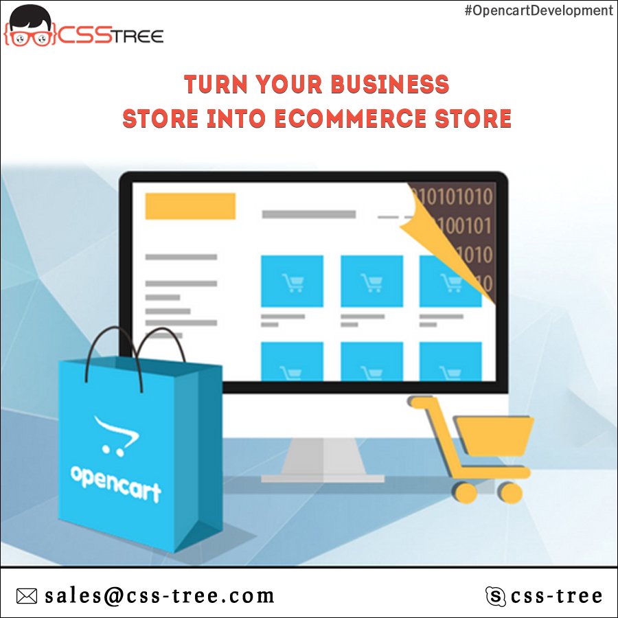 With dedicated developers, CSS Tree offers custom OpenCart eCommerce web development services with optimum quality standards. Contact us anytime at sales@css-tree.com 
#CSSTree #WebDevelopmentCompany #OpenCartDevelopmentServices #PSDToOpencartConversion #eCommerceWebsites
