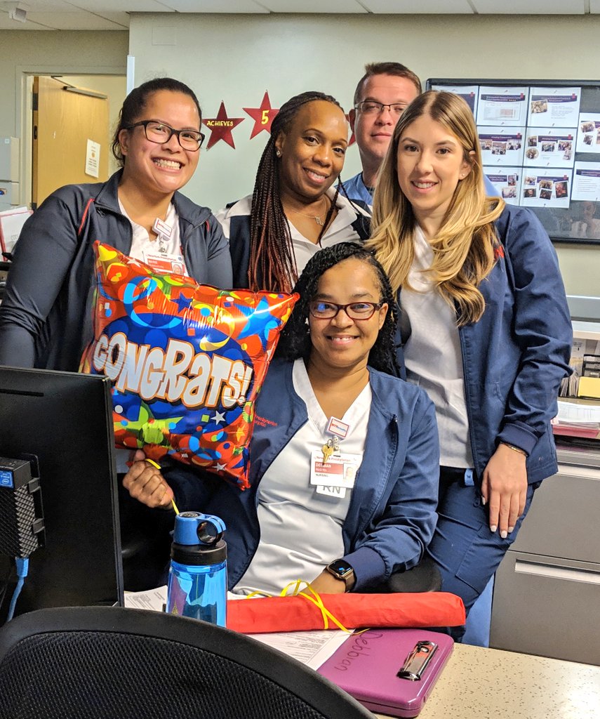 5NorthTeam's tweet photo. Congratulations to 4-North's Debbian on her Med-Surg Certification!! -From R3 💗 https://t.co/a1QUj1UQ2G