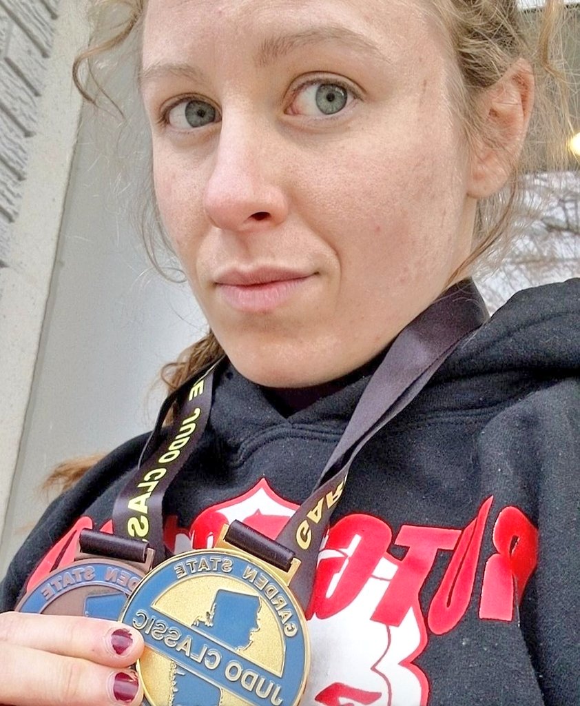 Competed at Garden State Judo Championships last night in 2 divisions: Senior Brown belts and Black belts in Senior Elite. Went 3-1 total, won against both brown belts and beat one black belt but lost to one black belt judoka. #GOLD #silver #MedalMonday #Champs2019 #grappling
