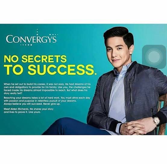When he was chosen by Convergys as The Face of Success, this is what <a href="/aldenrichards02/">Alden Richards</a> has to say , 

“You know that hard work , determination and goals will lead to success. It’s not a secret !”

#ALDENSheerDetermination