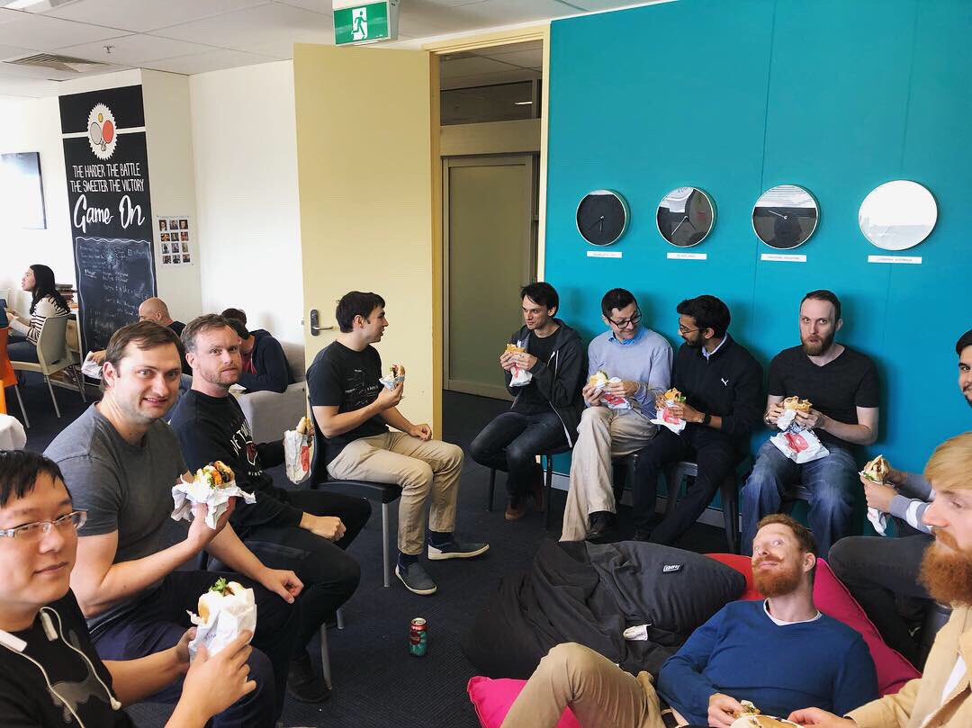 CBR_IN's tweet photo. Perks of being apart of the rad #startupcommunity of level 5? @brodburger lunch of course! 🍔🔥 @entry29 #coworkingspace #socialclub #startups #brodburger https://t.co/PV7vdtBoEN