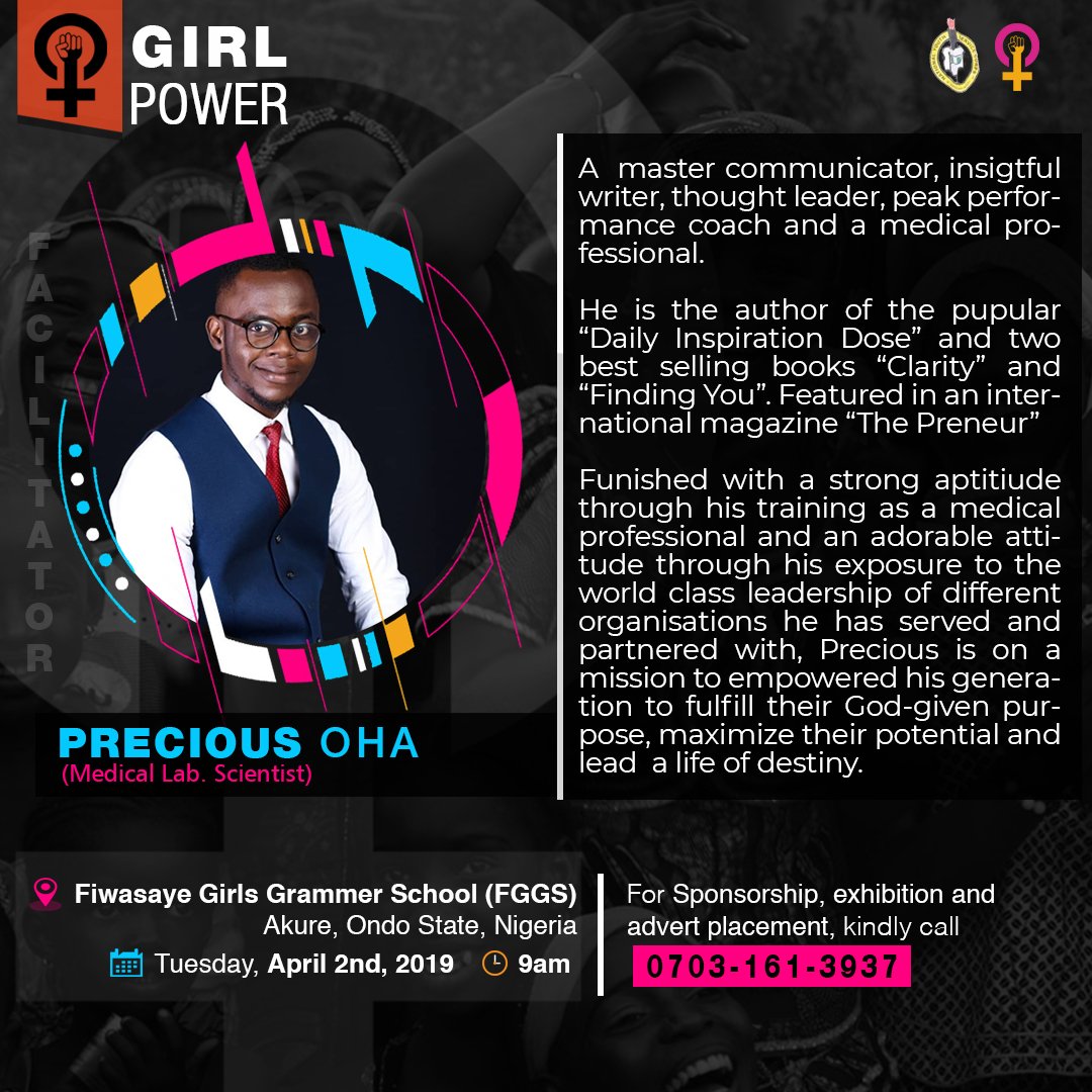 swatz_food's tweet photo. Med.Lab.Sci Oha precious will be educating us on, a girl with the purpose.
#girlpower #girlchildeducation #girlwithapurpose https://t.co/GdKvhpGvMh