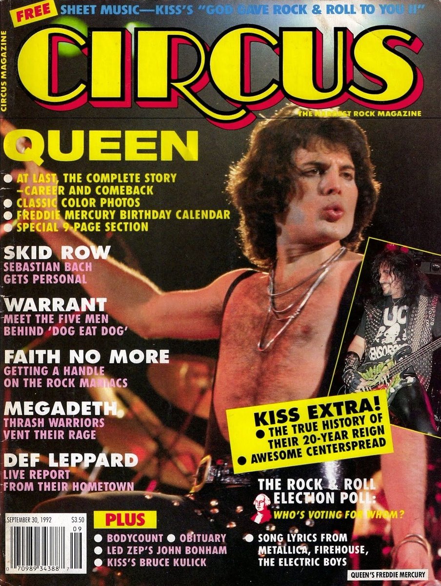 April 2, 2019
#Queen #FreddieMercury jumps in #CircusMagazine Poll. Just 3 Votes behind #Journey #StevePerry. #Rock Your #Vote Now!
#Click 
***geraldrothberg.com 

#Circus #Magazine #Polls Open 24/7
#rockmusic #hardrock #music #rockaintdead #rocknroll #Repost #NowPlaying