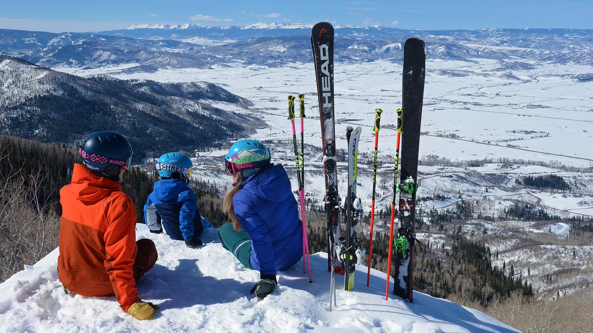 I'll call this, "Colorado picnic in springtime."

<a href="/skisteamboat/">#SteamboatResort</a> / Larry Pierce