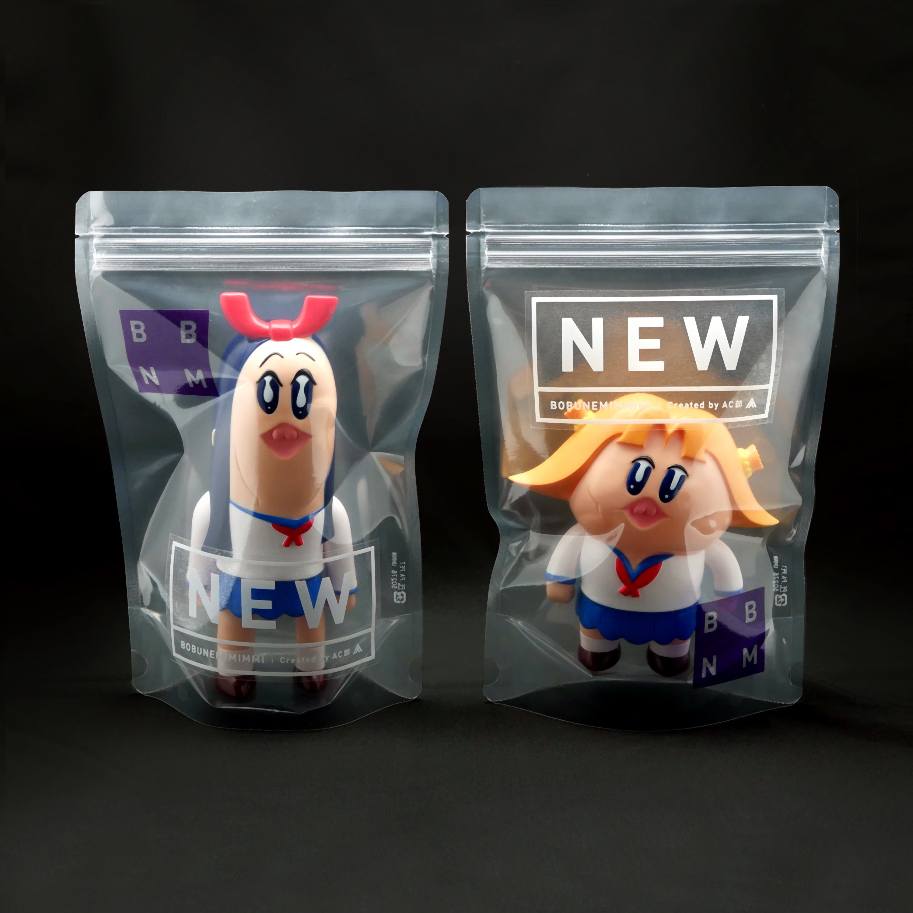 ボブネミミッミ BBNMポプ子・ピピ美 ソフビ Amazon | ポプテピピック