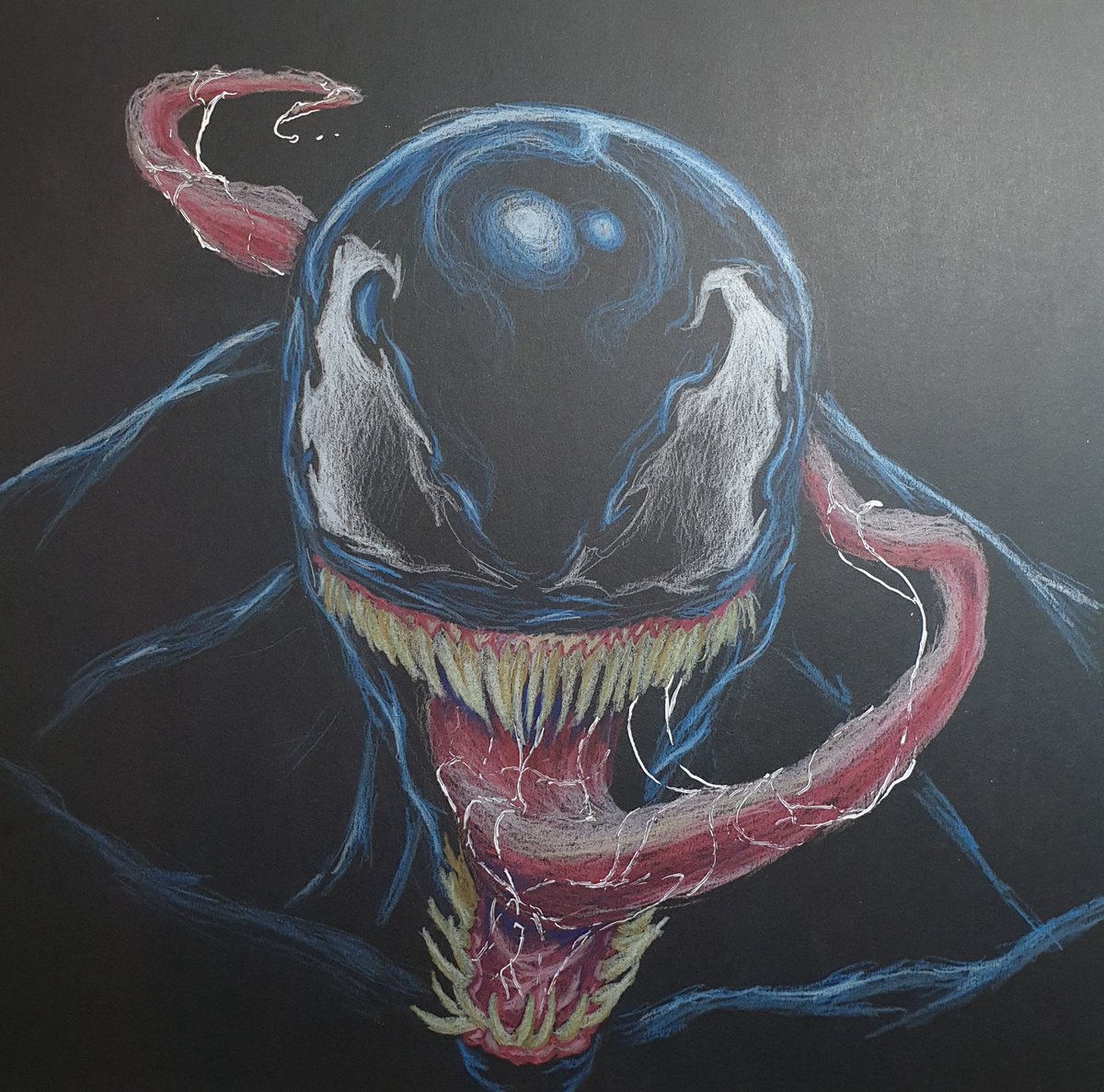 Ollie Mori On Twitter Last But Certainly Not The Least 12 12 Coloured Portrait This One Depicting Venom Avengersendgame Venom Avengers Marvel Mcu Spiderman Portrait Eddiebrock Veddie Symbiote Tomhardy Drawing Draw Popculture Fanart