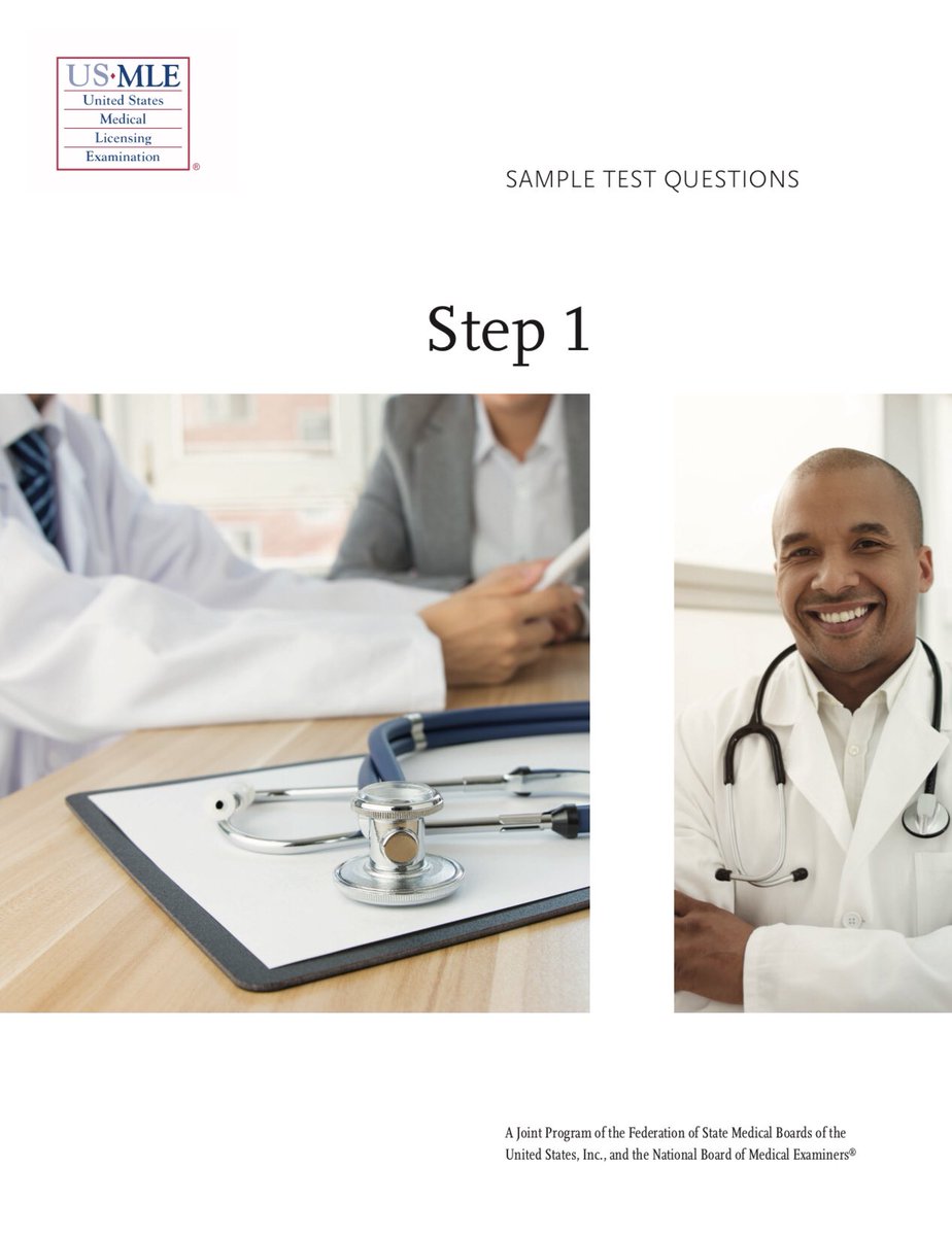 The USMLE provides a set of sample Step 1 questions. For your enjoyment, I compiled some highlights from Block 1 (questions 1-40). But if you really wanna have fun, the whole thing is online here: https://www.usmle.org/pdfs/step-1/samples_step1.pdf