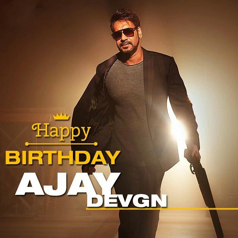 Happy Birthday Ajay Devgan Sir most handsome actor 