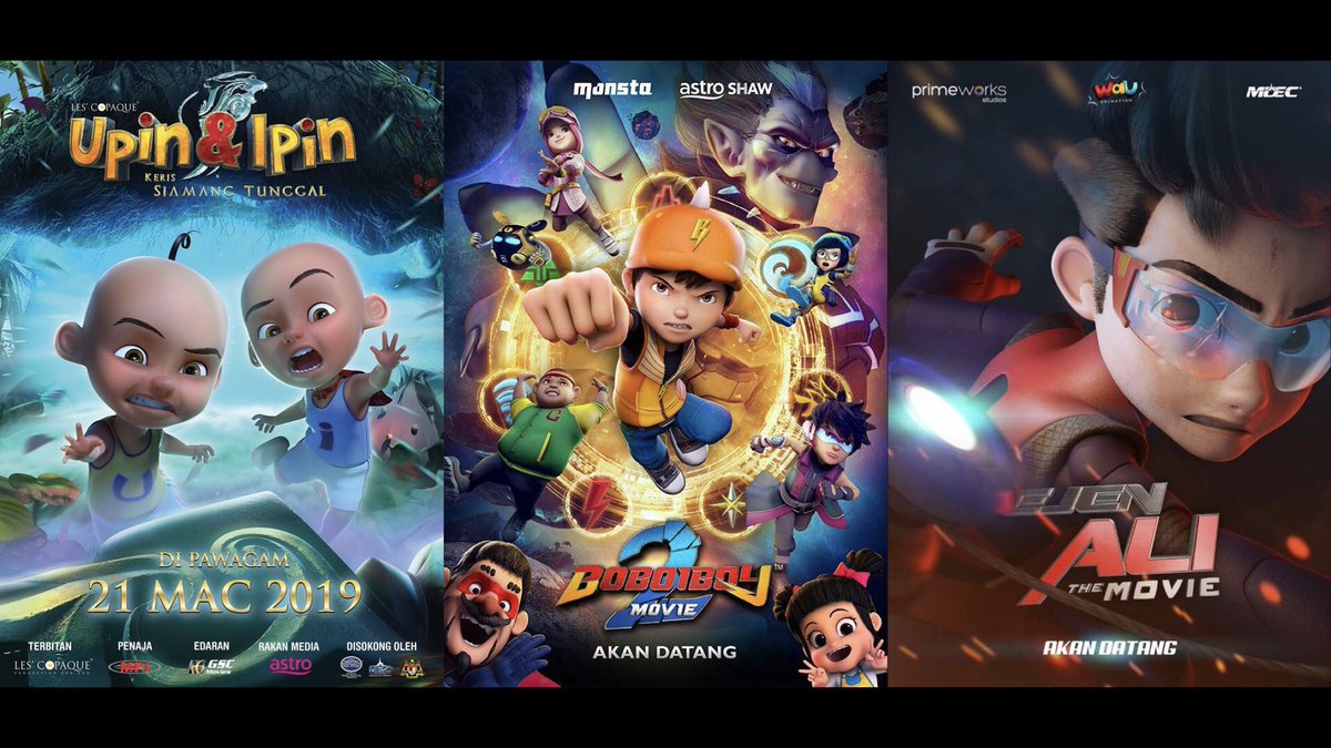 Razif Razak On Twitter 2019 Malaysia 3d Animated Films Watch The Trailer U I Keris Siamang Tunggal Cost Usd4 90m Https T Co Rc5kdmdond Ejen Ali The Movie Cost Usd1 35m Https T Co 8l97d1bab1 Boboiboy Movie