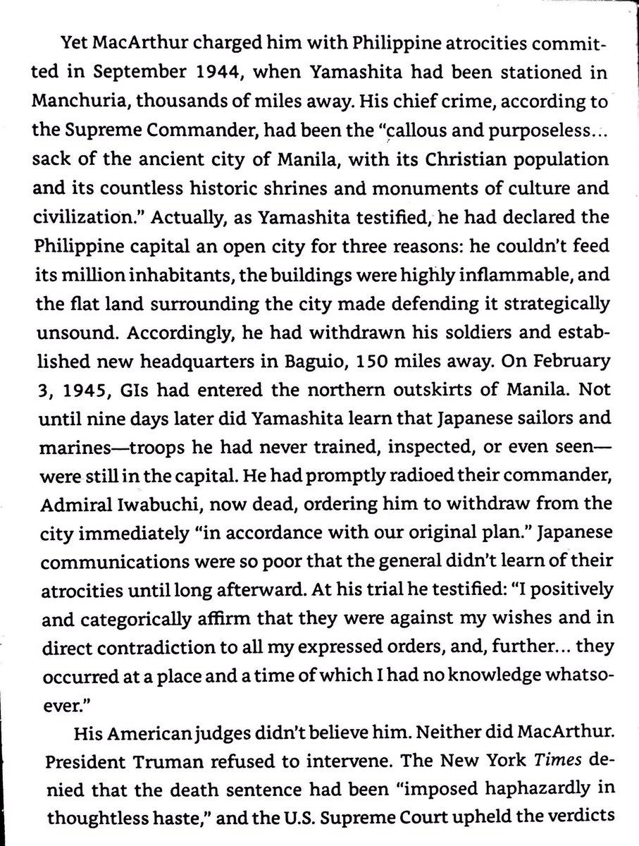 Yamashita and Homma’s war crimes trials were shams