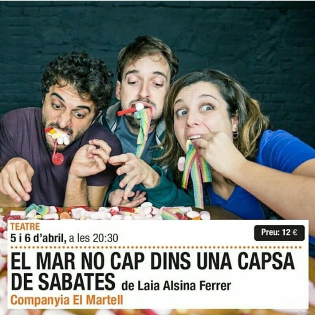 elTantarantana's tweet photo. .@obskene a la @Sala_Trono de Tarragona amb #Alpenstock i la @ciaelmartell a la @SalaLaPlaneta de Girona amb #ElMarNoCapDinsDunaCapsadeSabates! Els dies 5 i 6 d'abril els espectacles de #ElCicló marxen de ruta per Catalunya! 💩💩 #suportalacreació https://t.co/oTFQvkzVMZ