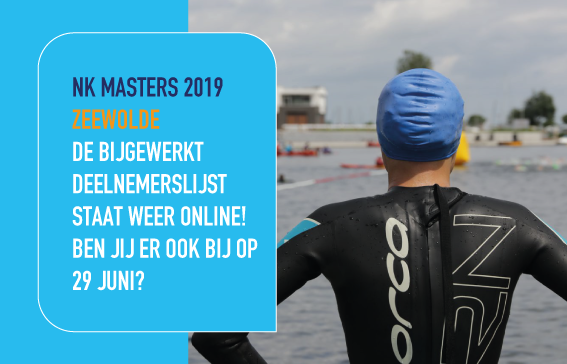 De meest recente deelnemerslijst voor het NK Masters OD staat online. Ben jij er bij op 29 juni? Op de OD of een van de andere triathlon afstanden? Check: zeewolde-endurance.nl.