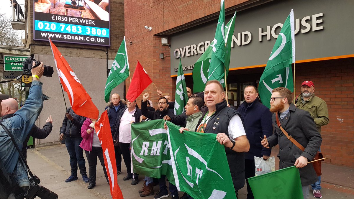 RMT East London Rail Branch tweet media