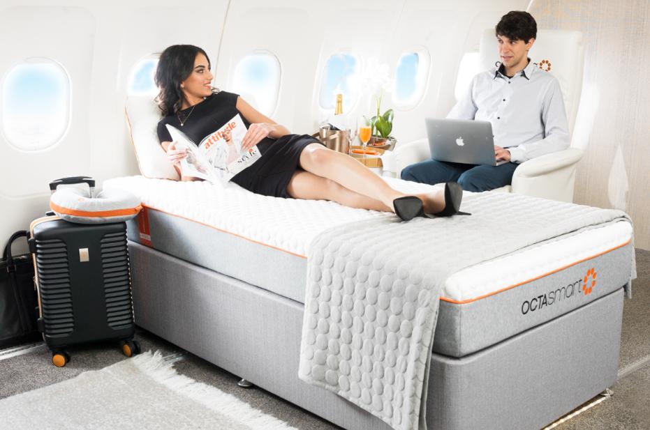 theAPEXassoc's tweet photo. Vanema is showing its Octasmart mattress for first-class suites, as well as the Octasupport collection, to the public for the first time at #AIX2019 this week >>> https://t.co/6ZoSaJKfpq #AIX19 @octaspringtech https://t.co/m6MxaB9je4
