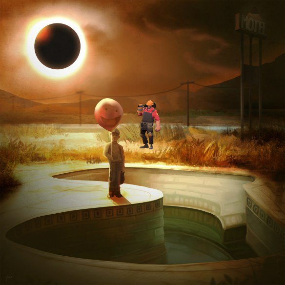 RockLobstarrrrr's tweet image. @EngineerVisits the cover artwork of Cane Hill's Kill the Sun EP.