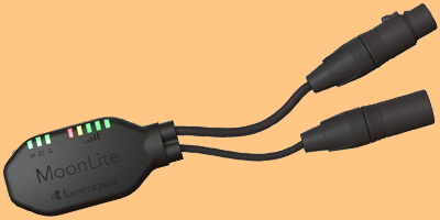 lumenradio's tweet photo. MOONLITE – A STATE-OF-THE-ART, BLUETOOTH ENABLED, TRANSCEIVER
It is here - our new wireless lighting control product with bluetooth connectivity, color coded pairing and built in battery. @pls_frankfurt Hall 12.1, stand C58. Welcome! #WirelessWithoutWorries #TiMoTwo #MoonLite https://t.co/eujYceIKDU