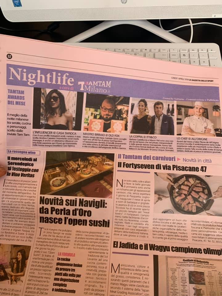 AndyCapasso's tweet photo. "Social Media Manager, attivissima su Instagram e con una forte passione per il #food." 🍕 @Gazzetta_it.

GRAZIE di❣️ a tutti gli amici della redazione di https://t.co/etzcr5sSh7 🗞🤳🏻

#TamTamMilano #SocialMediaManager #FoodLover https://t.co/lPt3bZBOVF