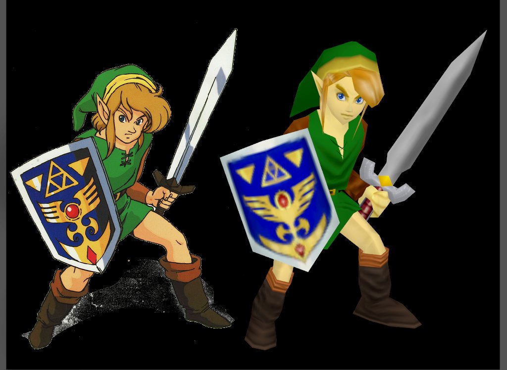 weepy-chough406: man link style from zelda ocarina of time The