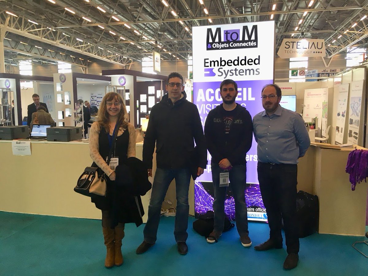 alebagnato's tweet image. Final Project Dissemination in #Paris Porte de Versailles for @EUREKA_NETWORK @MODELSProjectEU team at @SalonMtoM &amp;amp; @rtsembedded on March 21st! #Objets #Connectés et #Communicants #IIoT #Design, #Conception #Réalisation #Systèmes #Logiciels #Embarqués