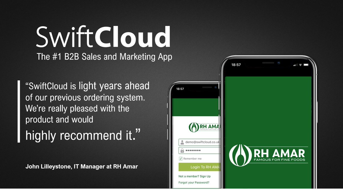 SwiftCloud's tweet image. @RHAmar1945 product data was integrated into the SwiftCloud app effortlessly. Directly linking with their existing ERP system, their app has now enabled the companies’ sales managers to connect directly with the office 24/7, saving time and costly human error. #SwiftCloud #B2Bapp