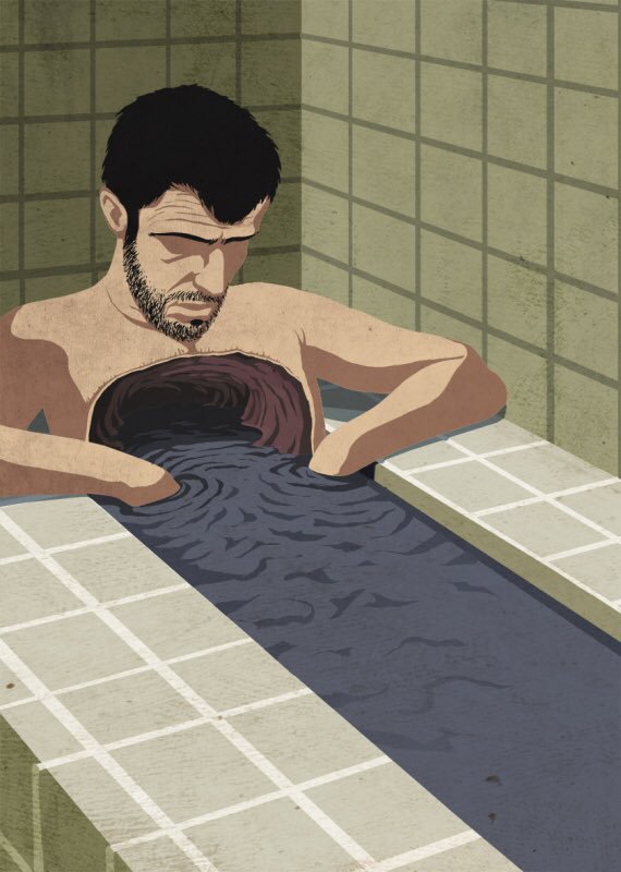 كنت أظن أن الذي يحبّني سيحبني حتى وأنا غارق في ظلامي، حتى وأنا مليء بالندوب النفسية، حتى وأنا عاجزٌ عن حب نفسي، سيحبني رغمًا عن هذا.. ولكن لا، لا أحد يخاطر ويدخل يده في جب بئر، كلهم يريدوننا بنسختنا السعيدة، الظلام لنا وحدنا .. 

أحمد خالد توفيق